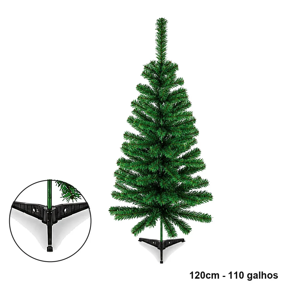 Árvore de Natal Verde 1,20m 110 Galhos