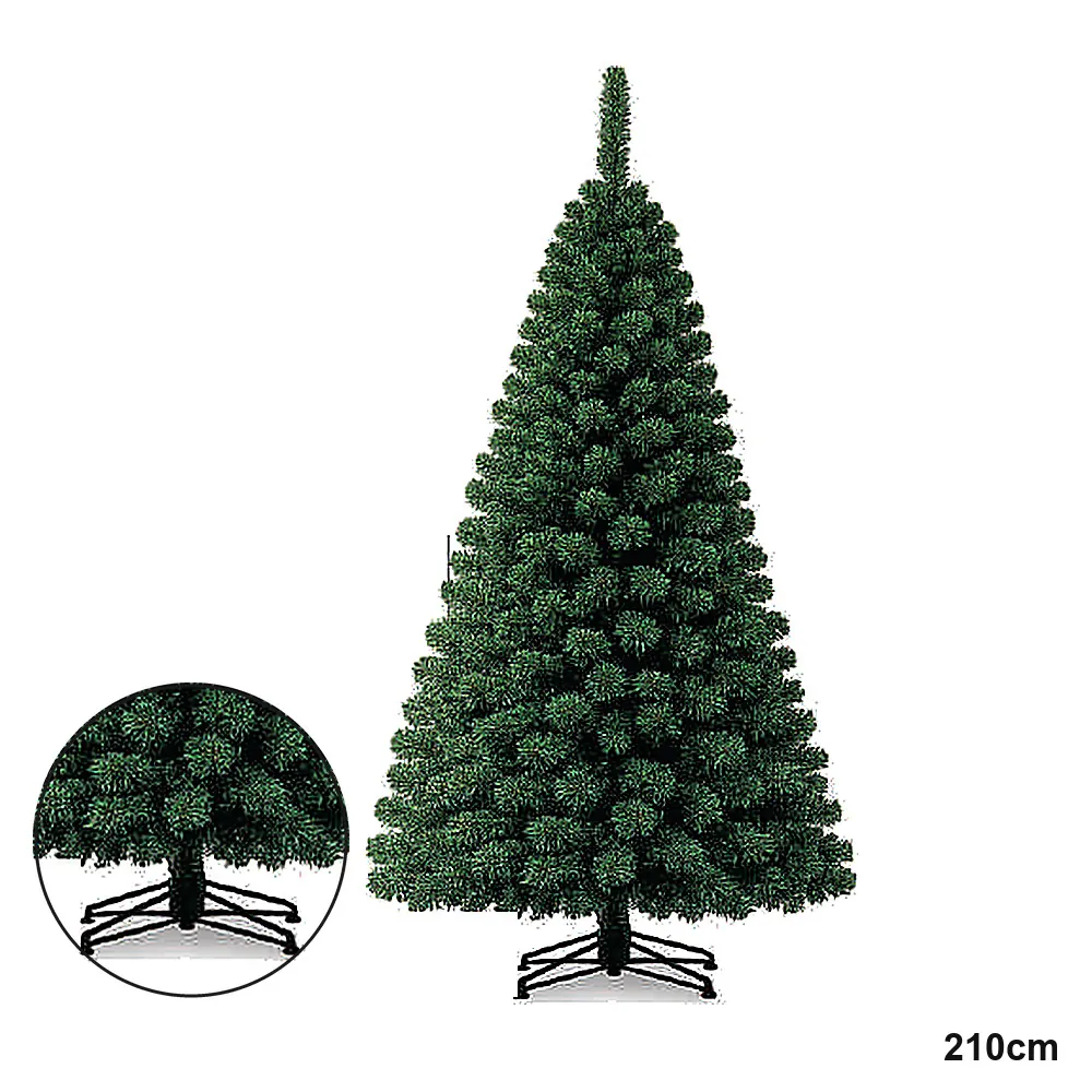 Árvore de Natal Grande Verde Cheia 2,10m