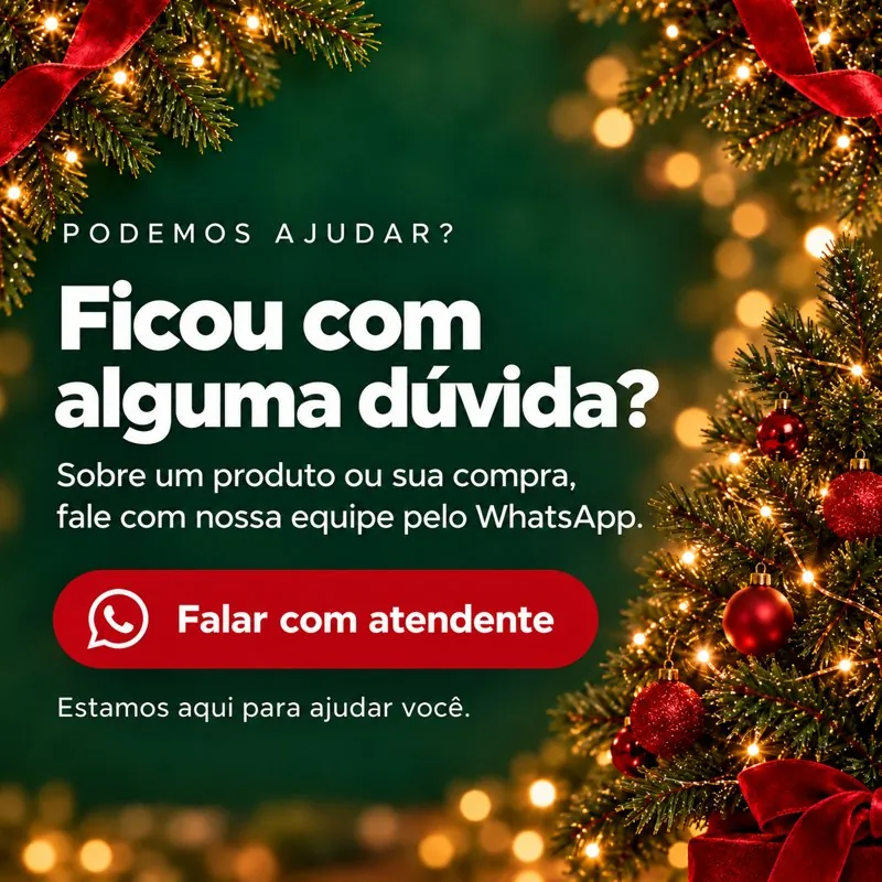 Ficou com alguma dúvida? Fale com nossa equipe pelo WhatsApp